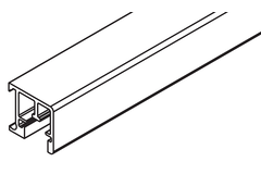 Hawa Regal geleidingsrail 22x20mm, 2500mm