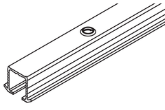 Hawa Clipo 16 rail roulement alu 2,5m simple/encastré/visser