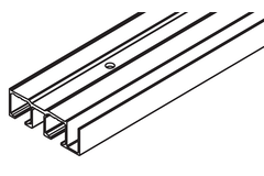 Hawa Clipo 16 rail roulement alu anodisé double/applique/visser