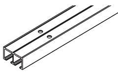 Hawa Clipo 16 rail roulement, alu, à visser, 3500mm
