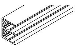 Hawa Combino 50 double rail amorti 3500mm