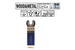 Lame scie multi-outils bois/métal 28mm 18tpi (5) 