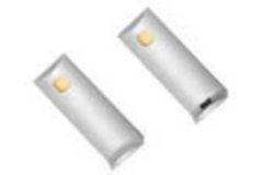 Set 2 Led Biwiled onderbouw 3W 3000K RVS look touc h10w met dimmertransfo