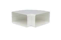 Rbh coude horiz. 90o + manchon blanc  