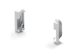 Embout Spira, L 11 mm, H 43 mm, aspect aluminium