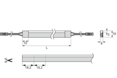 Strip Led Octopus Emotion 4x10mm 3.35m 12V 7.2W/m 