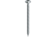 Vis à bois tête cylindrique Torx zinguée 6 x 60