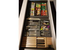 Mono kruidenlade K 60 cm leigrijs 526 x 473 mm 526 x 473 mm
