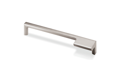Poignée Zenga à gauche, entraxe de perçages 192, L 201 mm, B 36 mm, H 30 mm, aspect inox brossé