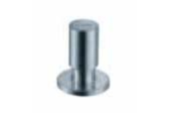 Trekknop messing edelstaal finish