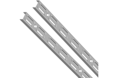 Cremailleres element double gris 1,0 M 