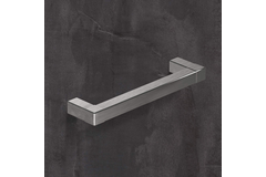 Poignée Cadro, entraxe de perçages 128, L 140.5 mm, B 12.5 mm, H 35 mm, aspect inox brossé