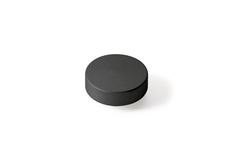 Socle de fixation avec filetage M4 pour poignées en cuir, noir mat