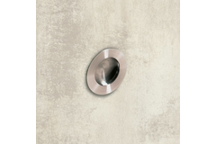 Poignée d'insertion Aboa, entraxe de perçages 0, H 14 mm, ø 65 mm, Inox brossé