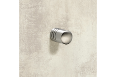 Knop Agrinum, H 22 mm, ø 14 mm, roestvrij staal geborsteld