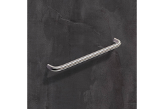 Poignée Asopus, entraxe de perçages 480, L 492 mm, H 40 mm, ø 12 mm, Inox brossé