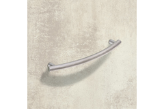 Greep Bathia, boorafstand 128, L 151 mm, B 8 mm, H 28 mm, roestvrij staal finish geborsteld