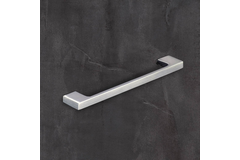 Greep Belluno, boorafstand 224 / 256 mm, L 267 mm, B 9 mm, H 30 mm, roestvrij staal finish geborsteld