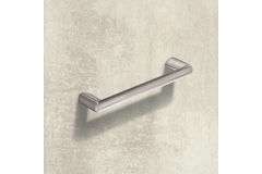 Poignée Chalcis, entraxe de perçages 128, L 147 mm, B 11 mm, H 31 mm, aspect inox brossé