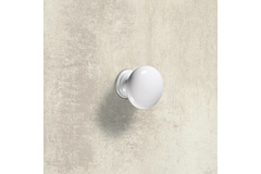 Knop Cirpi, H 27 mm, ø 30 mm, Wit
