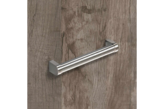 Greep Como, boorafstand 192, L 204 mm, B 26 mm, H 45 mm, Roestvrij staal geborsteld / roestvrij staal finish geborsteld