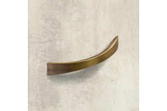 Poignée Egara, entraxe de perçages 128, L 155 mm, B 20 mm, H 30 mm, aspect laiton antique brossé