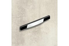 Poignée Forli, entraxe de perçages 160 / 192 mm, L 204 mm, B 18 mm, H 16 mm, chromé brillant