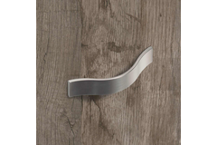 Poignée Genoa, entraxe de perçages 128, L 170 mm, B 23 mm, H 26 mm, aspect inox brossé