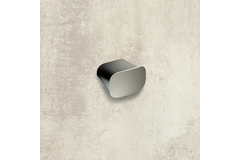 Bouton Itri, entraxe de perçages 16, L 38 mm, B 25 mm, H 30 mm, aspect inox brossé