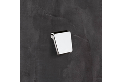 Bouton Milo, entraxe de perçages 16, L 40 mm, B 41 mm, H 28 mm, ø 41 mm, chromé brillant