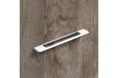 Poignée Nubia, entraxe de perçages 256, L 373 mm, B 8 mm, H 35 mm, chromé brillant