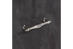 Poignée Osimo, entraxe de perçages 96, L 120 mm, H 22 mm, ø 13 mm, aspect étain antique