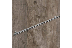 Poignée barre Salvia, entraxe de perçages 640, L 1340 mm, H 35 mm, ø 14 mm, Inox brossé