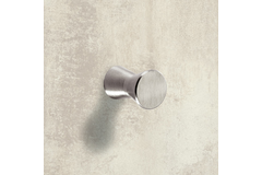Knop Sion, H 23 mm, ø 16 mm, roestvrij staal geborsteld