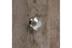 Knop Spalatum, H 23 mm, ø 30 mm, roestvrij staal geborsteld