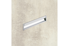 Poignée d'insertion Spira, L 2000 mm, B 43 mm, H 17.5 mm, Aluminium anodisé