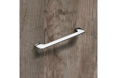 Greep Suasa, boorafstand 160, L 202 mm, B 8 mm, H 38 mm, glans verchroomd