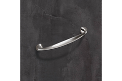 Poignée Terranda, entraxe de perçages 128, L 146 mm, B 12 mm, H 28 mm, aspect inox brossé