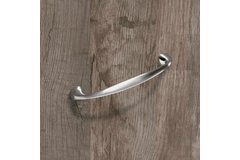 Poignée Terranda, entraxe de perçages 128, L 146 mm, B 12 mm, H 28 mm, aspect inox brossé