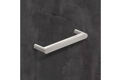 Greep Utinum, boorafstand 128, L 138 mm, B 10 mm, H 35 mm, roestvrij staal finish geborsteld