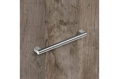 Poignée Vieste, entraxe de perçages 160, L 184 mm, H 30 mm, ø 12 mm, aspect inox brossé