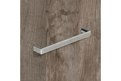 Greep Baldone, boorafstand 256, L 264 mm, B 15 mm, H 29 mm, roestvrij staal finish geborsteld