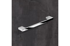 Poignée Belluno, entraxe de perçages 160 / 192 mm, L 200 mm, B 9 mm, H 30 mm, chromé brillant