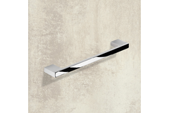 Poignée Belluno, entraxe de perçages 160 / 192 mm, L 200 mm, B 9 mm, H 30 mm, chromé brillant