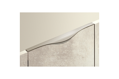 Greeplijst Codania, L 395 mm, roestvrij staal finish geborsteld