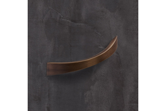 Poignée Egara, entraxe de perçages 128, L 155 mm, B 20 mm, H 30 mm, aspect bronze antique brossé