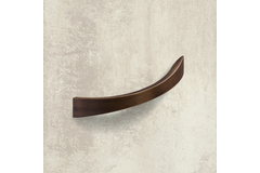 Poignée Egara, entraxe de perçages 128, L 155 mm, B 20 mm, H 30 mm, aspect bronze antique brossé