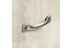 Poignée Flavia, entraxe de perçages 96, L 145 mm, B 28 mm, H 28 mm, aspect étain