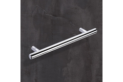 Poignée barre Hale, entraxe de perçages 288, L 348 mm, H 35 mm, ø 12 mm, chromé brillant