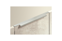 Poignée profil Lamezia, L 295 mm, B 39 mm, aspect inox brossé